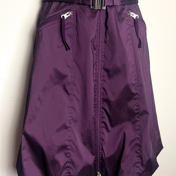 Joseph Ribkoff Purple Midi Dress with Zipper - Picture 2 of 7